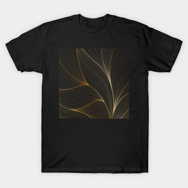 Gradientgold T-Shirt by Pontus Design 